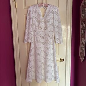 Like new SANDRO lace maxi dress